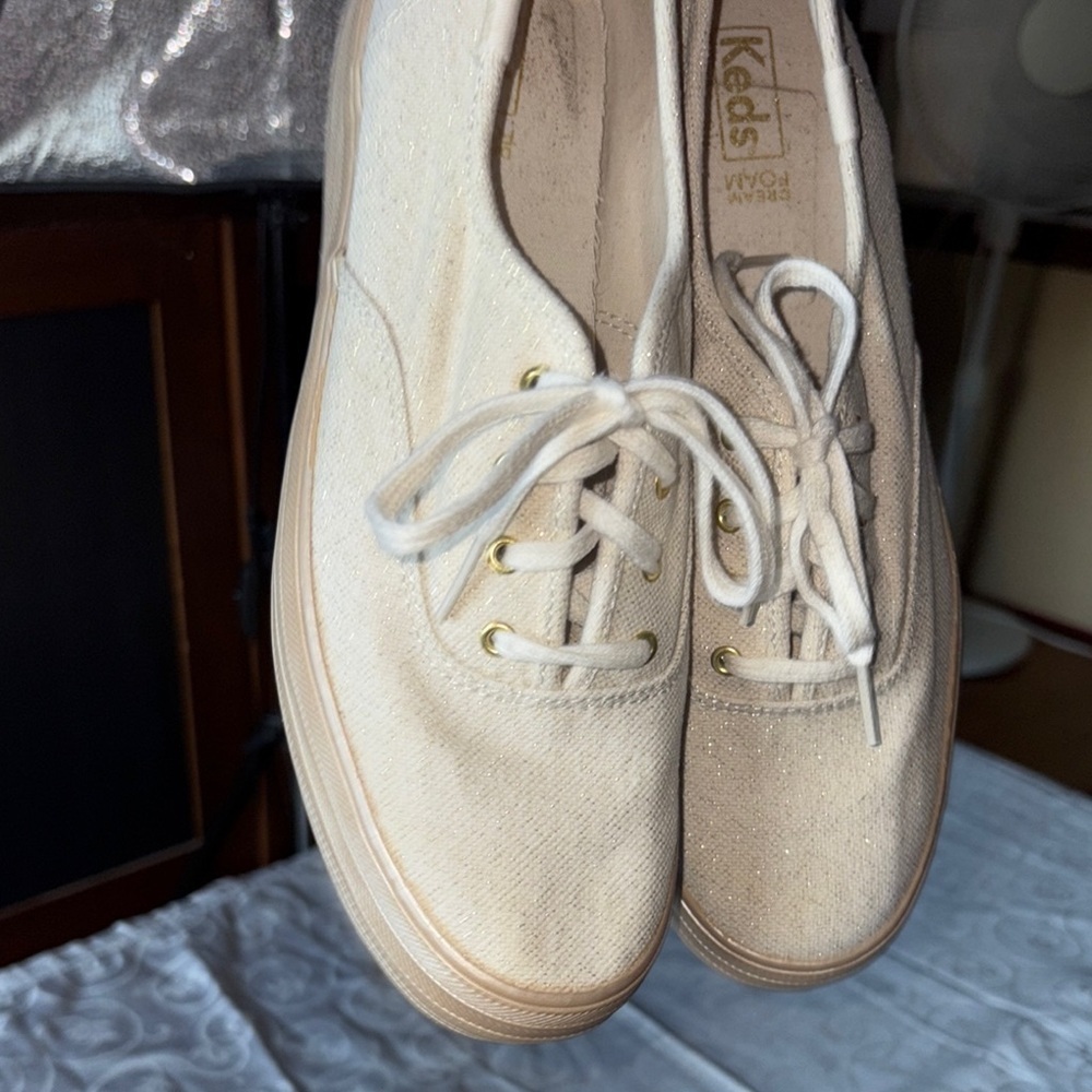 Keds Cream Sneakers Modern Chunky Design - Picture 10 of 15